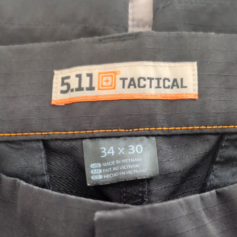 5.11 34x30 Fast Tac Black Pants
